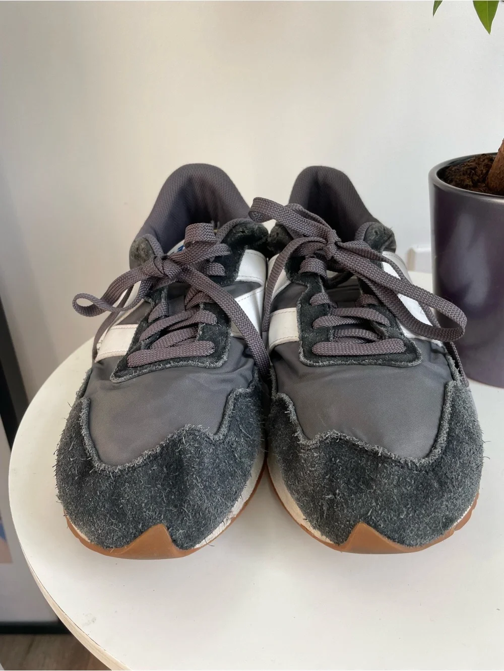 Men Size 11 New Balance 237 Grey Black Gum Shoes
